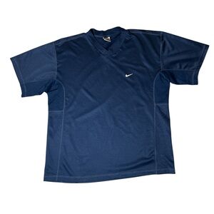 Nike Vintage Men's Navy Short Sleeve Tee Size Large